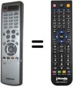 Télécommande équivalente Samsung BN59-00378C