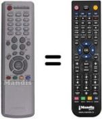 Télécommande équivalente Samsung LE26R41BX / /XEE
