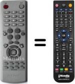 Télécommande équivalente Samsung LE22A656A1D/XXH