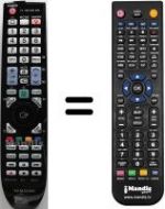 Télécommande équivalente Samsung LE32M71BX/NWT