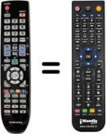 Télécommande équivalente Samsung LE32M51BSX / /BWT