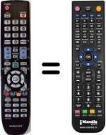 Télécommande équivalente Samsung LA32M61BXXSE