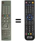 Télécommande équivalente Samsung BP59-00008A