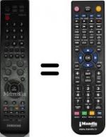 Télécommande équivalente Samsung SP50L6HVX / /XEC