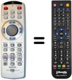 Télécommande équivalente Sanyo CXTK