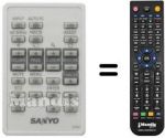 Télécommande équivalente Sanyo SUP8930