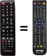 Télécommande équivalente Samsung LT27B300EW / EN