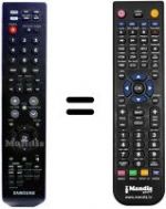 Télécommande équivalente Samsung HTX50