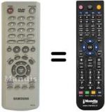 Télécommande équivalente Samsung SUP886