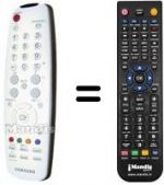 Télécommande équivalente Samsung TM-95