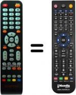 Télécommande équivalente SCEPTRE E325HD