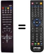 Télécommande équivalente RC1080