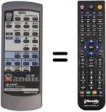 Télécommande équivalente RRMCG0013SJSB