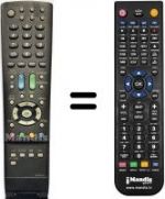 Télécommande équivalente GA538WJSA