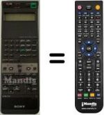 Télécommande équivalente Samsung RMT-451