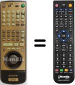 Télécommande équivalente RMT-D107P