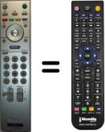 Télécommande équivalente Sony KDL-32S2530ELCD