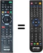 Télécommande équivalente RM-YD073