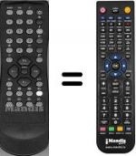 Télécommande équivalente RC112