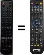 Télécommande équivalente Supratech SUP7066