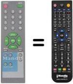 Télécommande équivalente REMCON1240