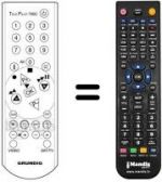Télécommande équivalente REMCON1279