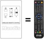 Télécommande équivalente REMCON841