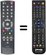Télécommande équivalente Imperial IMVS21-N1-NLP-03