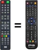 Télécommande équivalente TD Systems K24DLT7F