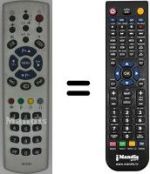 Télécommande équivalente RC2183