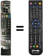Télécommande équivalente Panasonic TX-32LZD70F