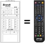 Télécommande équivalente Thomson D36FI