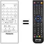 Télécommande équivalente Panasonic TNQ1458