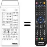 Télécommande équivalente Panasonic TNQ8E0422