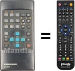 Télécommande équivalente Grundig T55440 EURO