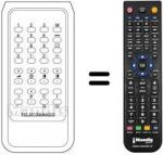 Télécommande équivalente Irradio 19SERIES