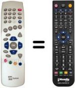 Télécommande équivalente REMCON979