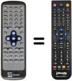 Télécommande équivalente REMCON780