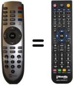 Télécommande équivalente REMCON1280
