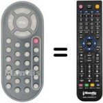 Télécommande équivalente United TFT 7090