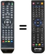 Télécommande équivalente Irradio XTV2280AD