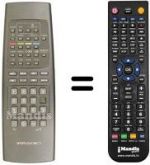 Télécommande équivalente REMCON1050
