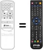 Télécommande équivalente Funai TV2000AMK6
