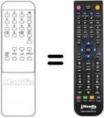 Télécommande équivalente Cgm TVC141N