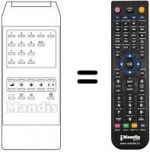 Télécommande équivalente REMCON383