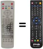Télécommande équivalente REMCON237