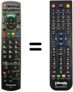 Télécommande équivalente REMCON209