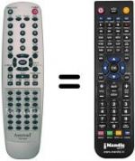 Télécommande équivalente REMCON1184