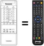 Télécommande équivalente Panasonic TZS4EK001