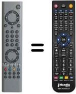 Télécommande équivalente Techwood PL42SI